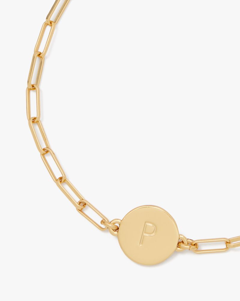 Kate Spade Outlet Initial P Chain Bracelet - Preorder