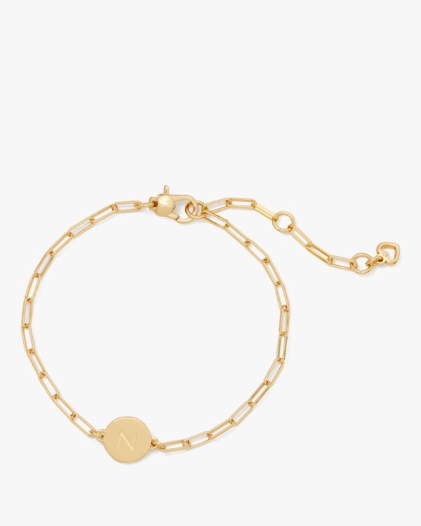 Kate Spade Outlet Initial N Chain Bracelet - Preorder