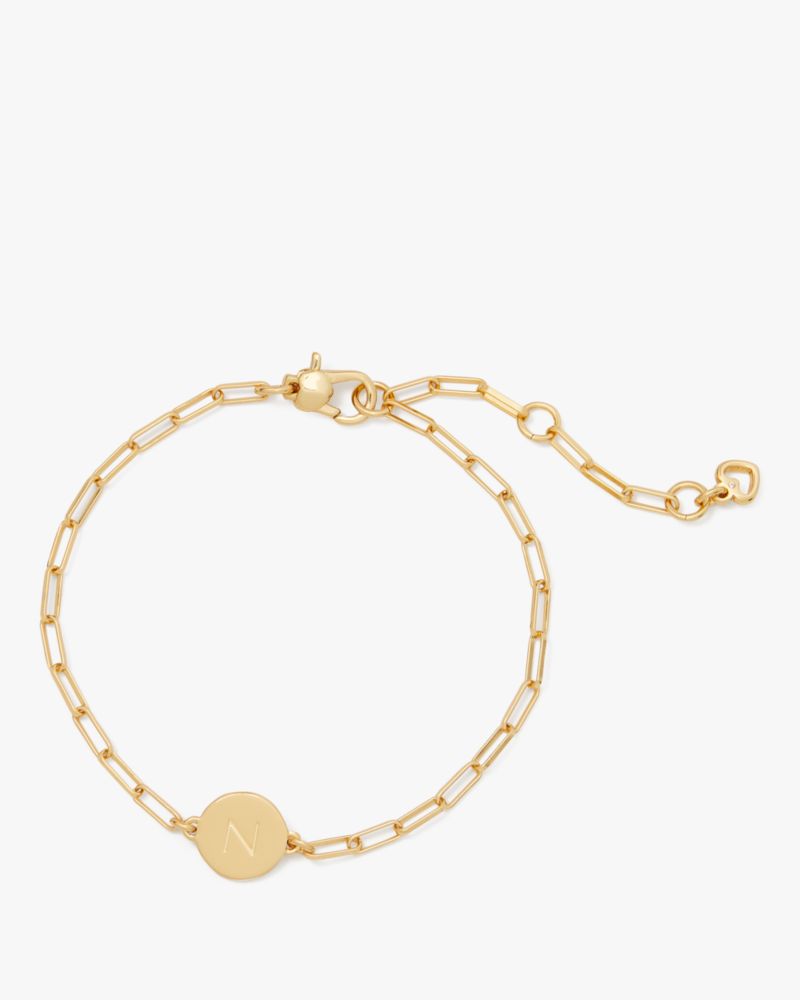 Kate Spade Outlet Initial N Chain Bracelet - Preorder