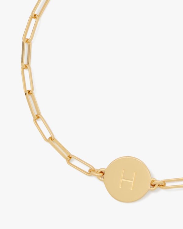 Kate Spade Outlet Initial H Chain Bracelet - Preorder