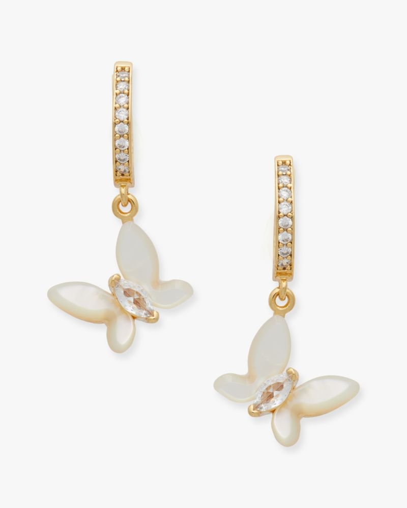 Kate Spade Outlet Social Butterfly Huggies - Preorder