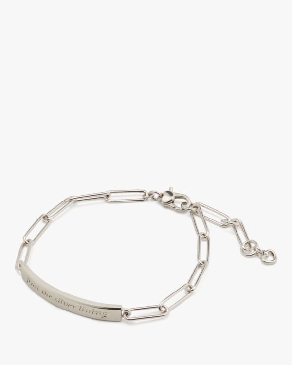 Kate Spade Outlet Silver Lining Id Bracelet - Preorder