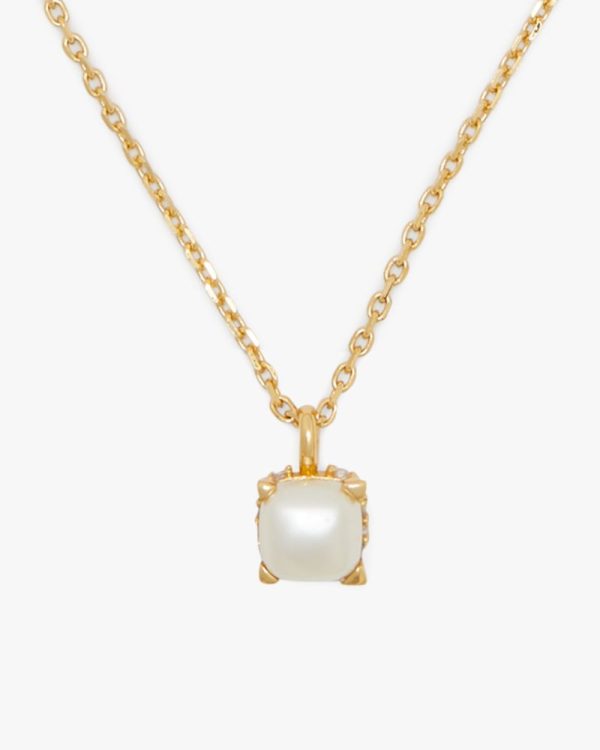 Kate Spade Outlet Little Luxuries 6mm Square Pendant - Preorder