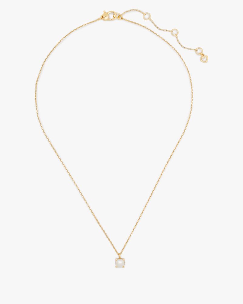 Kate Spade Outlet Little Luxuries 6mm Square Pendant - Preorder