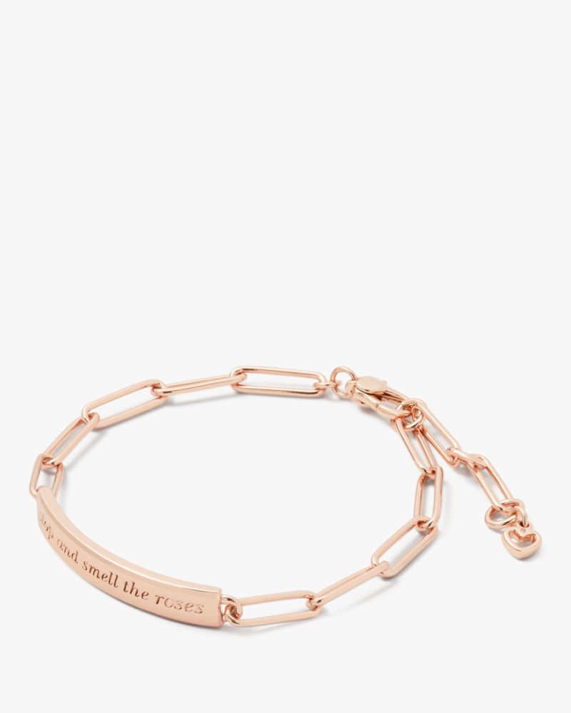 Kate Spade Outlet Stop And Smell The Roses Id Bracelet - Preorder