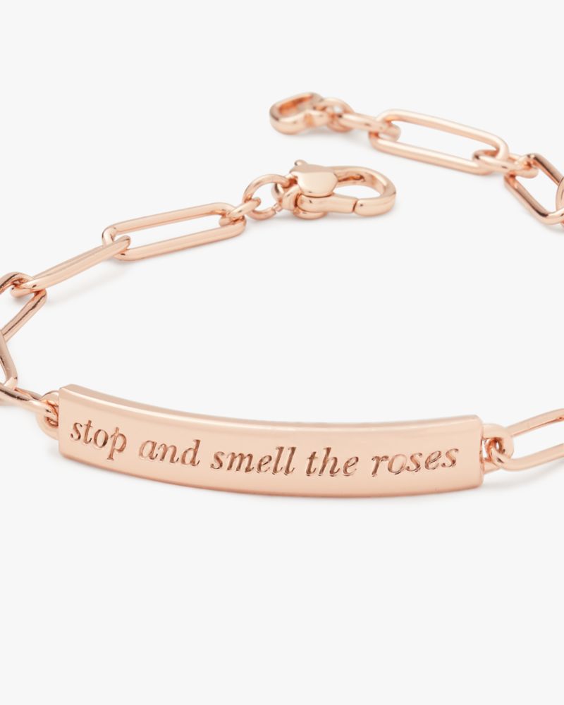 Kate Spade Outlet Stop And Smell The Roses Id Bracelet - Preorder