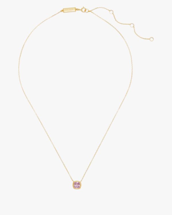 Kate Spade Outlet Kate Spade Fine Time To Shine Gem Pendant - Preorder