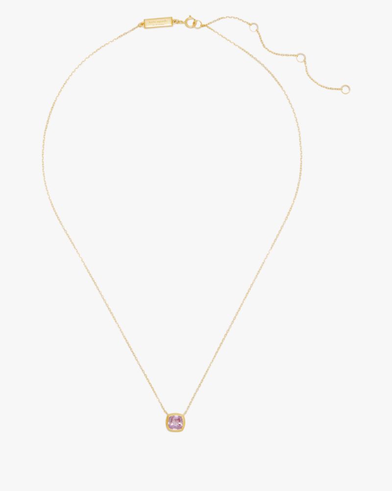 Kate Spade Outlet Kate Spade Fine Time To Shine Gem Pendant - Preorder