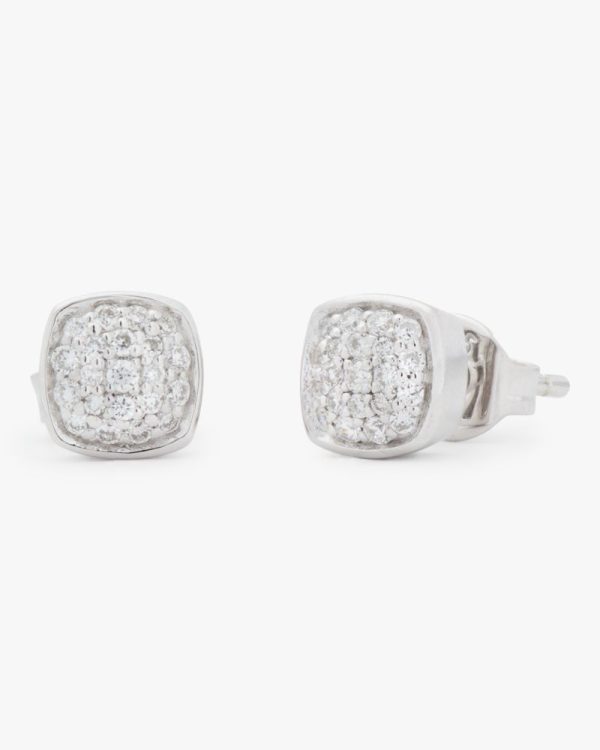 Kate Spade Outlet Kate Spade Fine Time To Shine Pavé Diamond Studs - Preorder