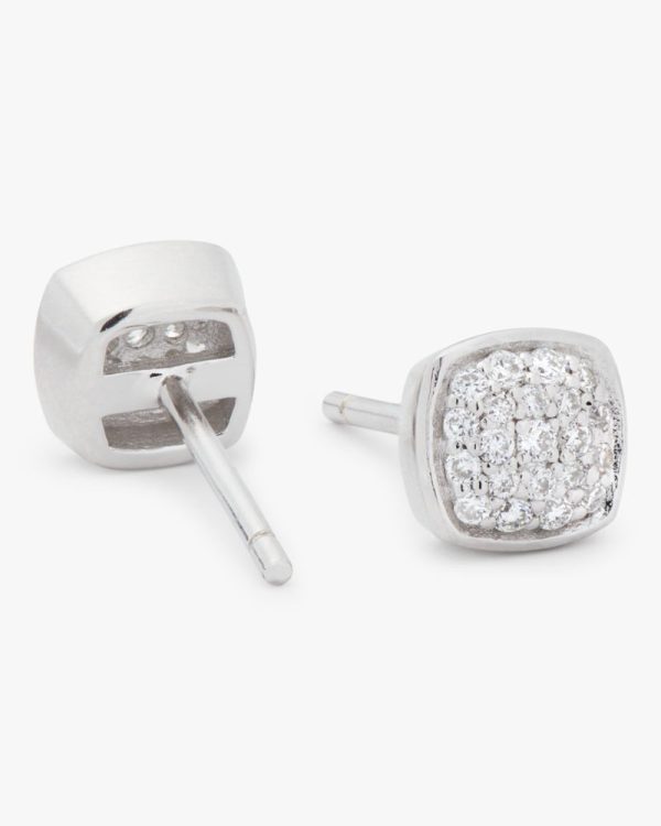 Kate Spade Outlet Kate Spade Fine Time To Shine Pavé Diamond Studs - Preorder