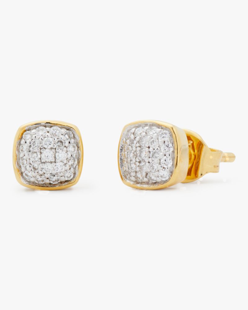 Kate Spade Outlet Kate Spade Fine Time To Shine Pavé Diamond Studs - Preorder
