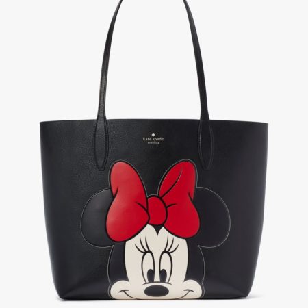 Kate Spade Outlet Disney X Kate Spade New York Reversible Minnie Large Tote - Preorder — Black Multi