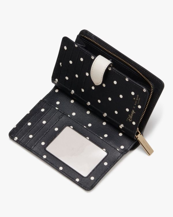 Kate Spade Outlet Disney X Kate Spade New York Minnie Medium Compact Bifold Wallet - Preorder