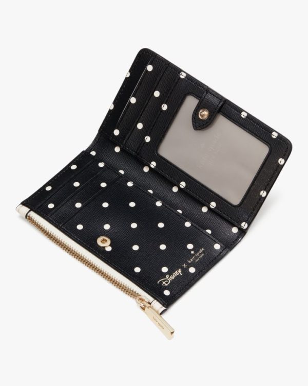 Kate Spade Outlet Disney X Kate Spade New York Minnie Small Slim Bifold Wallet - Preorder