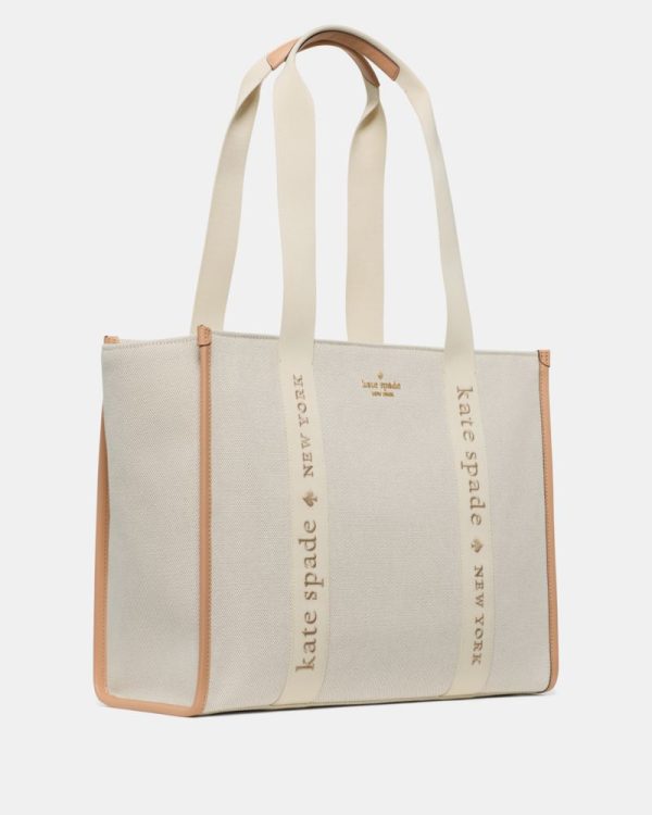 Kate Spade Outlet Kip Canvas Large Tote Bag - Preorder