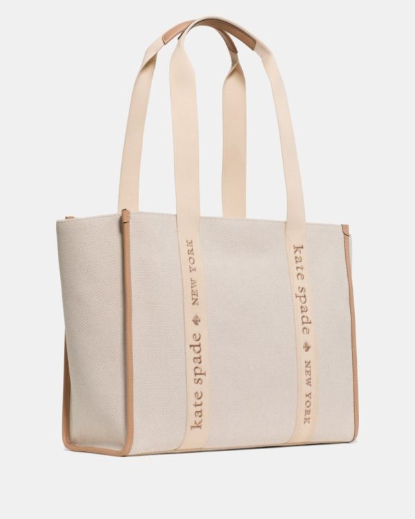 Kate Spade Outlet Kip Canvas Large Tote Bag - Preorder