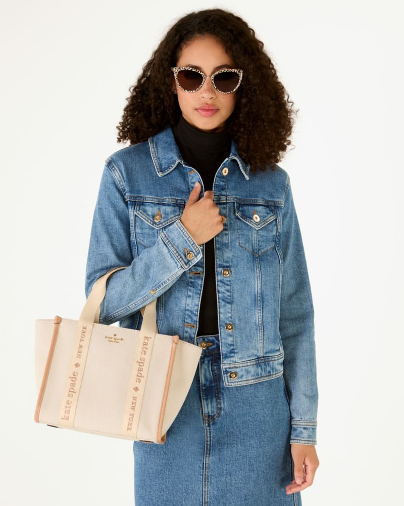 Kate Spade Outlet Kip Canvas Small Tote - Preorder