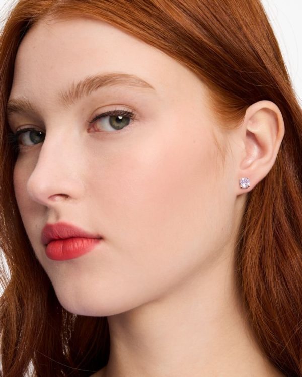 Kate Spade Outlet Little Luxuries 6mm Square Studs - Preorder