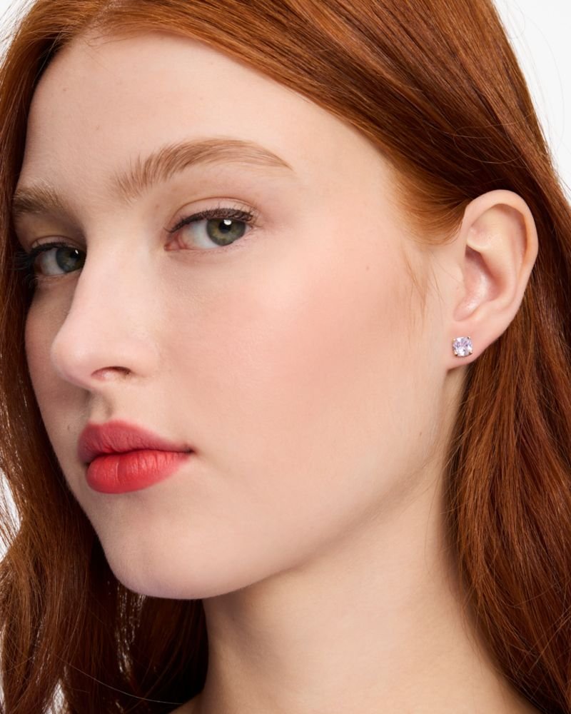 Kate Spade Outlet Little Luxuries 6mm Square Studs - Preorder