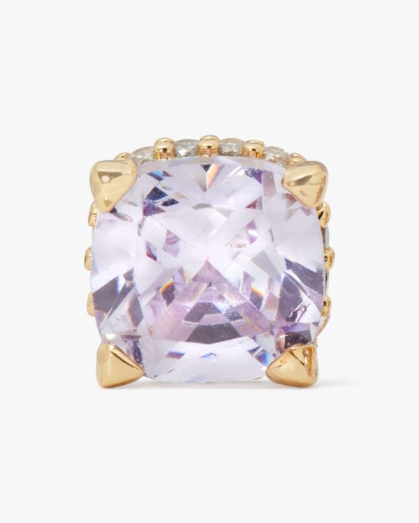 Kate Spade Outlet Little Luxuries 6mm Square Studs - Preorder