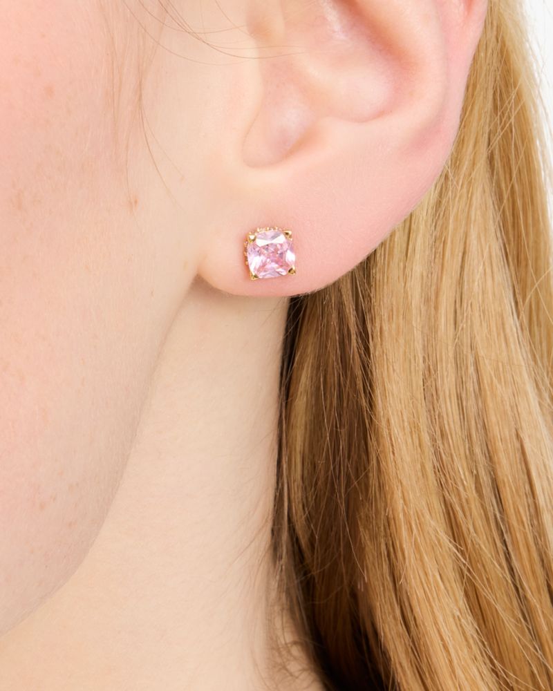 Kate Spade Outlet Little Luxuries 6mm Square Studs - Preorder