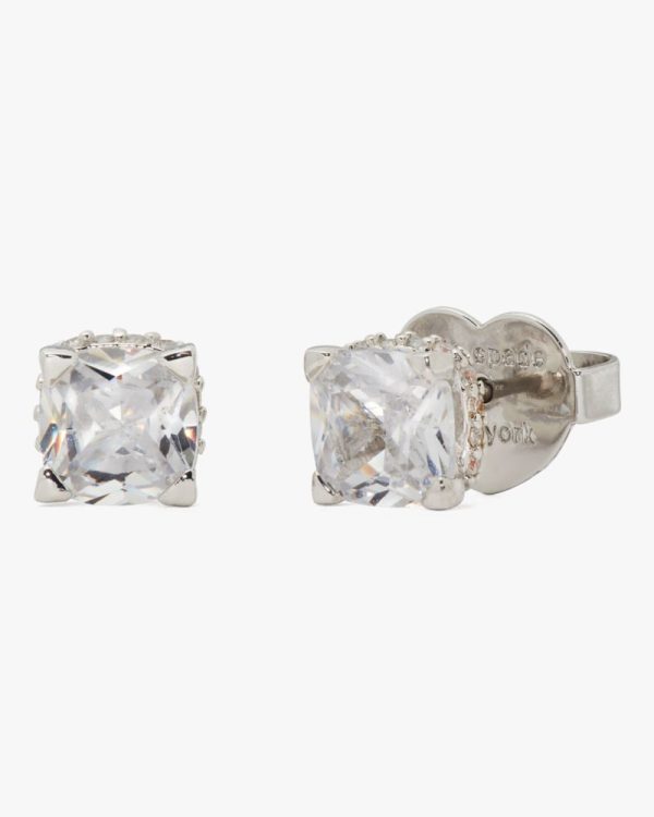 Kate Spade Outlet Little Luxuries 6mm Square Studs - Preorder