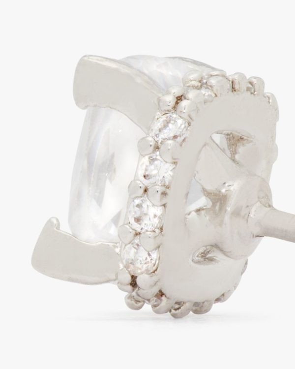Kate Spade Outlet Little Luxuries 6mm Square Studs - Preorder