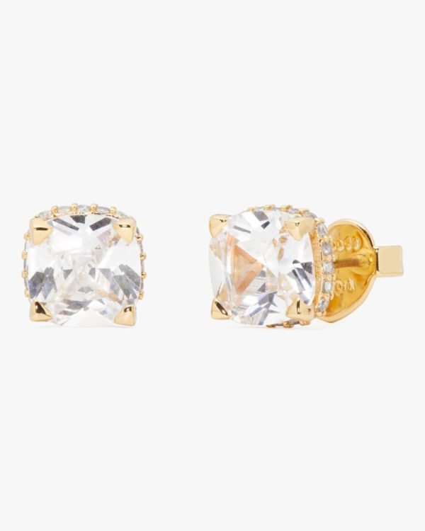 Kate Spade Outlet Little Luxuries 8mm Square Studs - Preorder