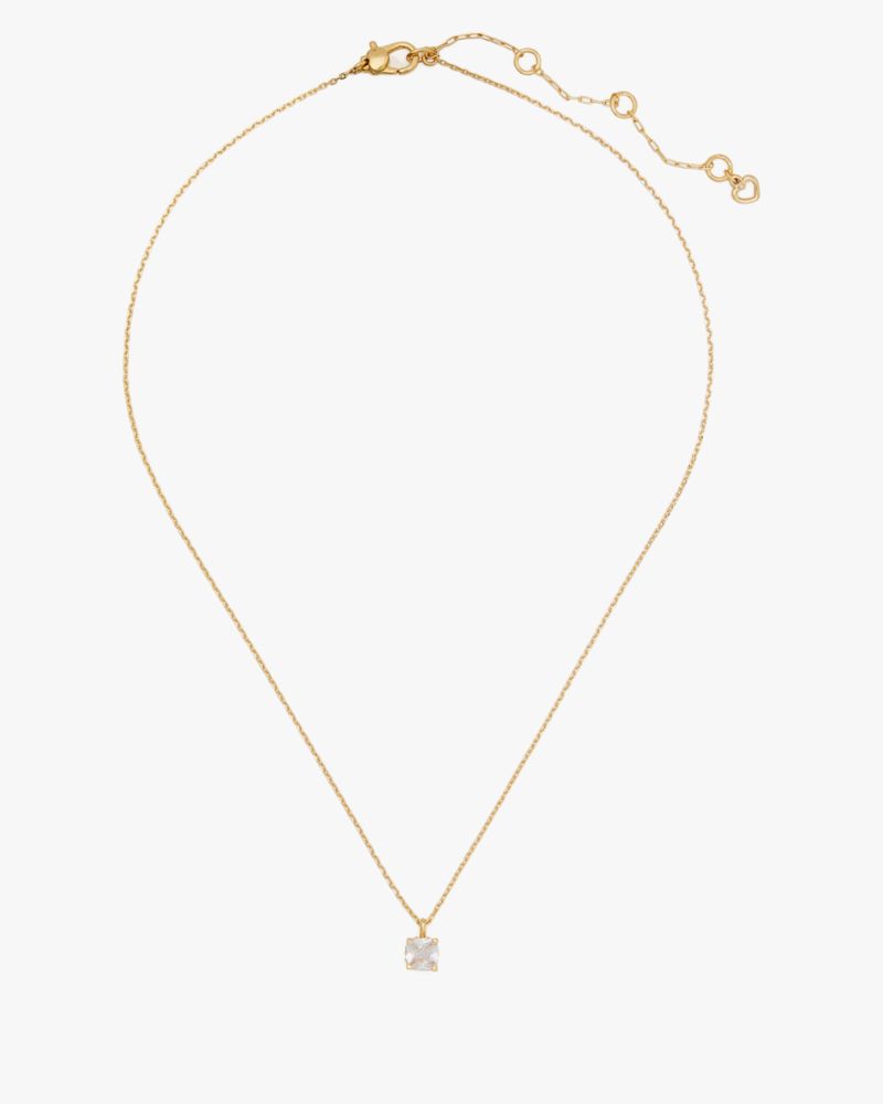 Kate Spade Outlet Little Luxuries 6mm Square Pendant - Preorder