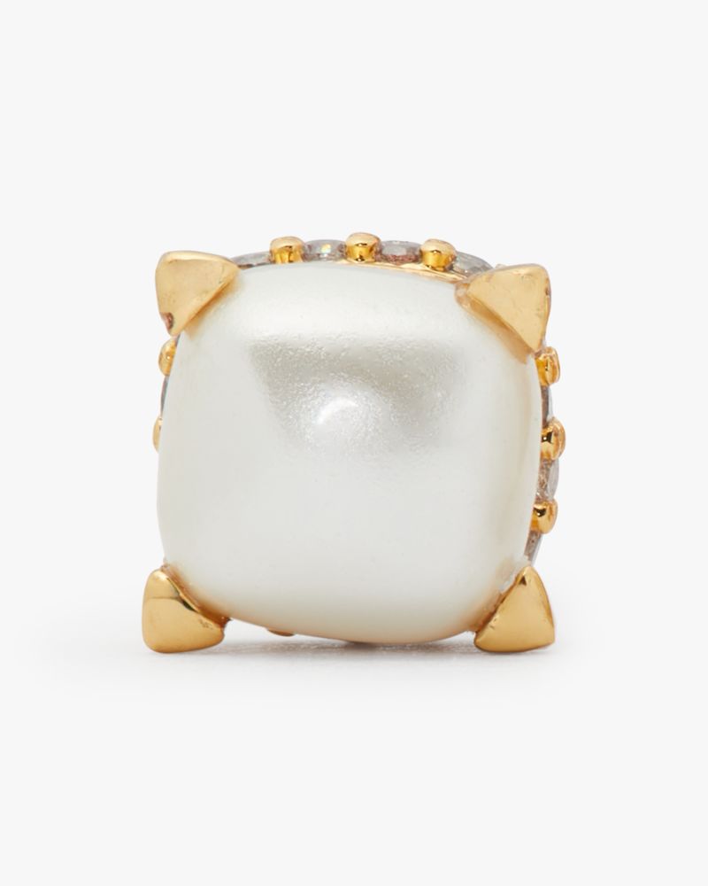 Kate Spade Outlet Little Luxuries 6mm Square Studs - Preorder