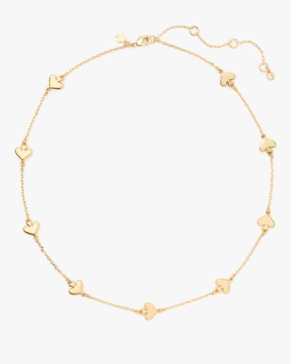 Kate Spade Outlet Spot The Spade Metal Scatter Necklace - Preorder