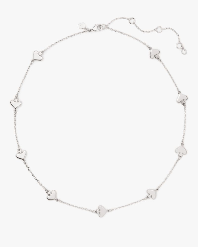 Kate Spade Outlet Spot The Spade Metal Scatter Necklace - Preorder