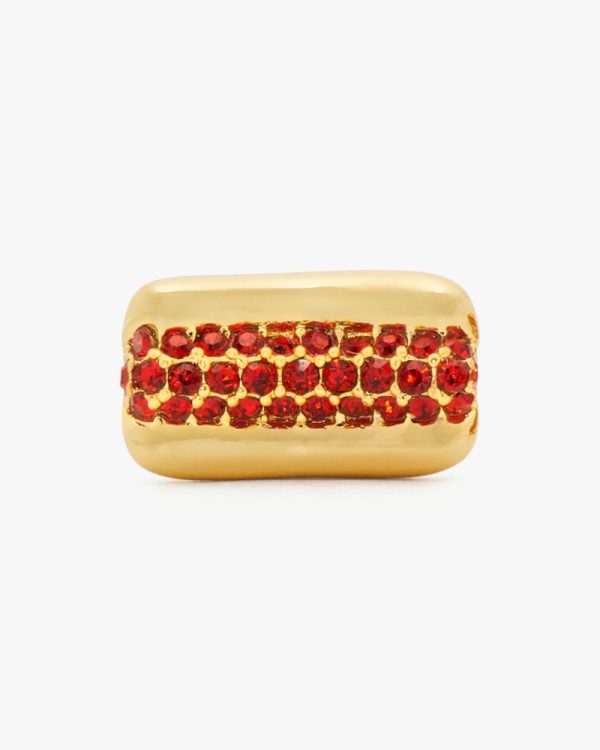 Kate Spade Outlet What A Snack Pavé Hot Dog Studs - Preorder