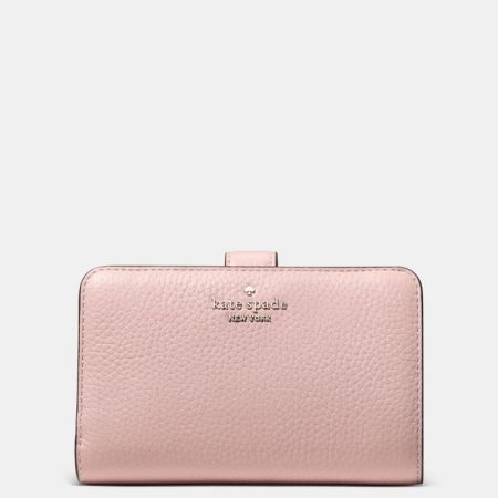 Kate Spade Outlet Lena Medium Bifold Wallet - Preorder — Tutu Pink