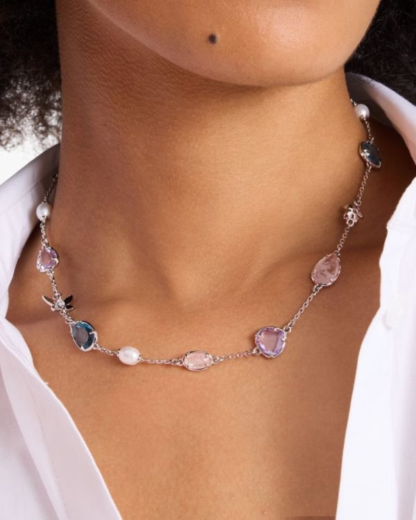 Kate Spade Outlet Lilac Haze Scatter Necklace - Preorder