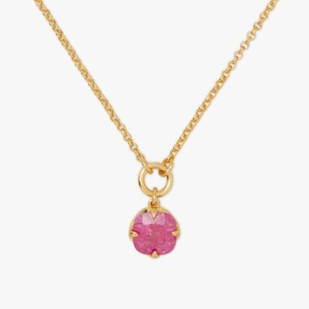 Kate Spade Outlet Pop Of Joy Spade Flower Pendant - Preorder — Fuchsia