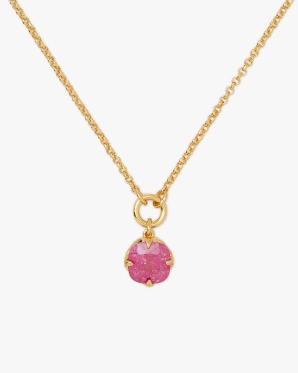 Kate Spade Outlet Pop Of Joy Spade Flower Pendant - Preorder