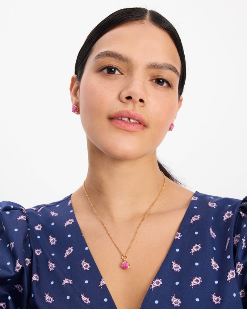 Kate Spade Outlet Pop Of Joy Spade Flower Pendant - Preorder