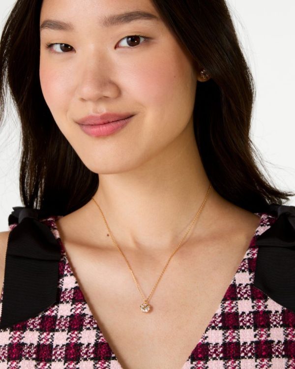 Kate Spade Outlet Something Sparkly Spade Mini Pendant - Preorder