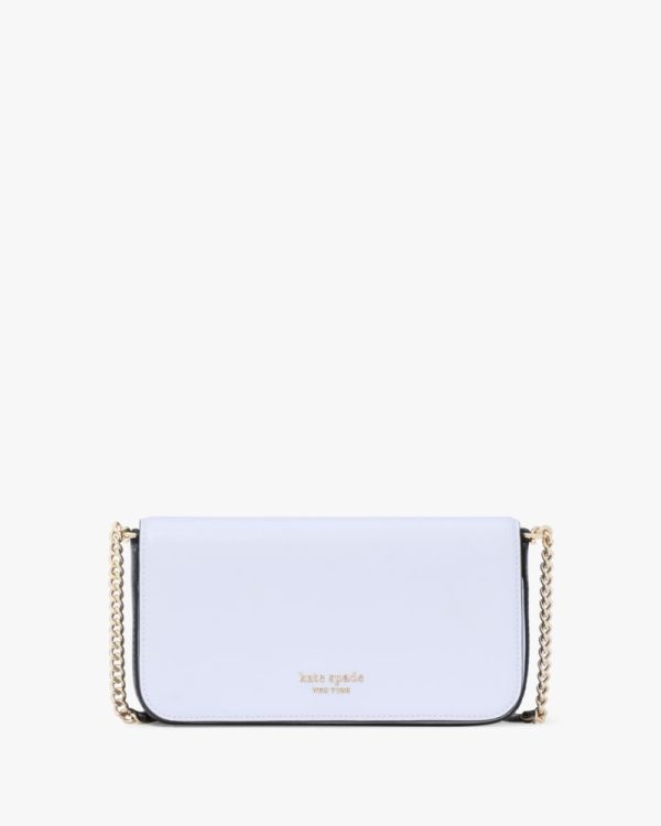 Kate Spade Outlet Devin Colorblocked Flap Chain Wallet - Preorder