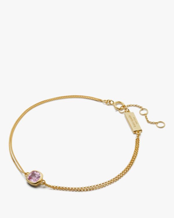 Kate Spade Outlet Kate Spade Fine Time To Shine Gem Bracelet - Preorder