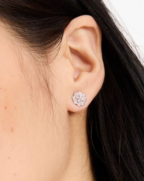 Kate Spade Outlet Heritage Bloom Mini Studs - Preorder