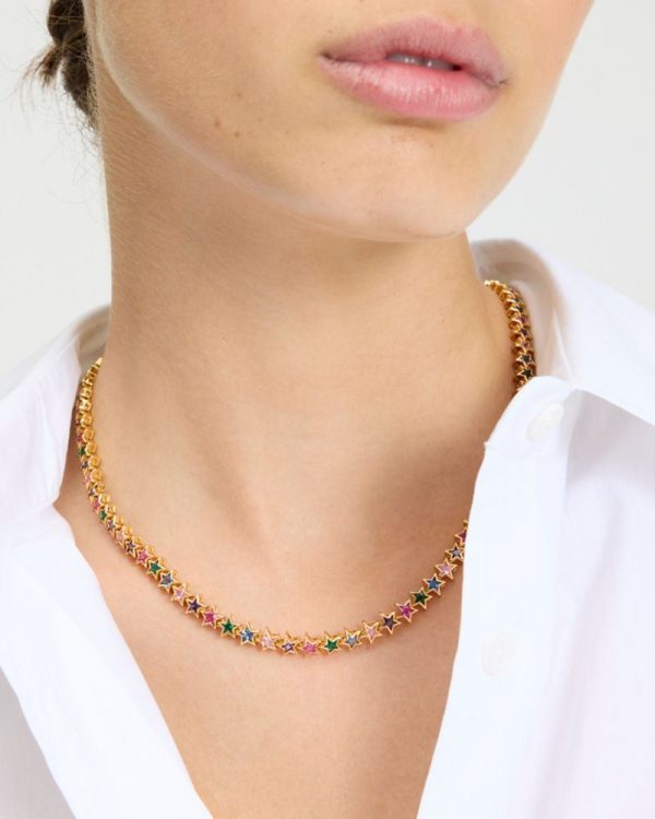 Kate Spade Outlet Space Cadet Star Tennis Necklace - Preorder