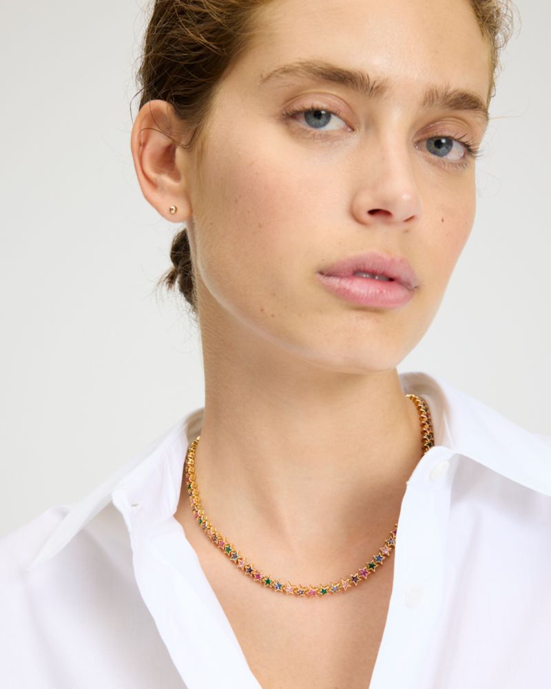 Kate Spade Outlet Space Cadet Star Tennis Necklace - Preorder
