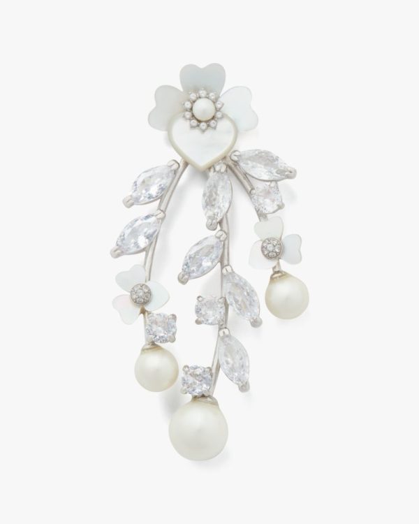 Kate Spade Outlet Precious Pansy Chandelier Earrings - Preorder