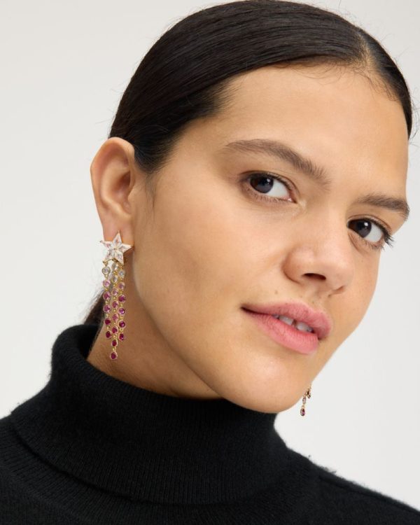Kate Spade Outlet Cosmos Star Fringe Earrings - Preorder