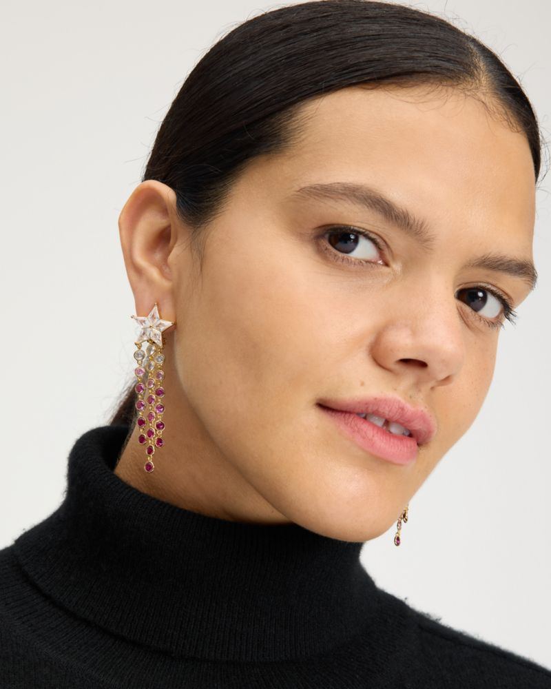 Kate Spade Outlet Cosmos Star Fringe Earrings - Preorder