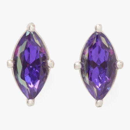 Kate Spade Outlet Signature Solitaire Studs - Preorder — Light Amethyst