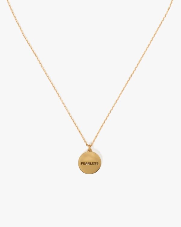 Kate Spade Outlet The Color Spark Collection Blue Fearless Medallion Necklace - Preorder