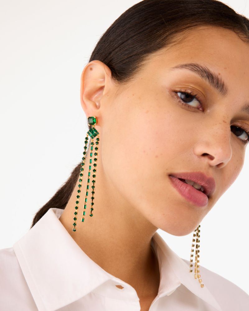 Kate Spade Outlet Shimmy Fringe Earrings - Preorder
